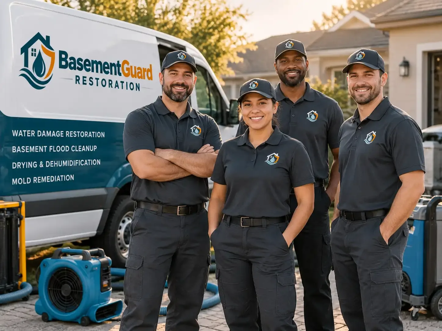 Basement Water Damage Restoration company in De Valls Bluff, AR